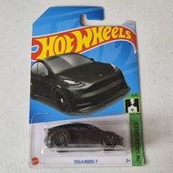 Hot Wheels Tesla Model Y HW Green Speed