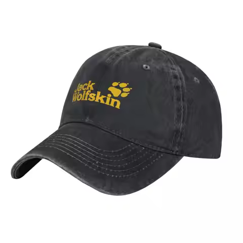 Jack Wolfskin Logo Yellow Baseball Caps Peaked Cap Jack Wolfskin Sun Shade Hats for Men