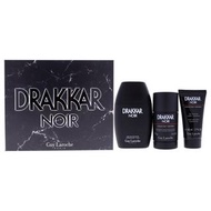 Guy Laroche Drakkar Noir by Guy Laroche for Men - 3 Pc Gift Set 3.4oz EDT Spray, 2.6oz Deodorant Sti