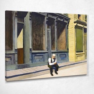 Art reproduction  sunday Edward Hopper eho42 รูปติดผนัง ภาพที่มีชื่อเสียง ภาพพิมพ์รายละเอียดคมชัดเที
