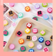 [JIN] 5 Acrylic Flowers Four-leaf Clover Large Hole Beads