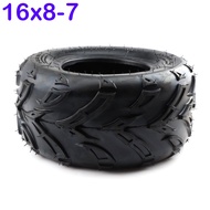 7 inch Tubeless tires 16X8-7(200/55-7) vacuum tires for ATV kart lawn mower agricultural vehicle wear-resistant wheel ti