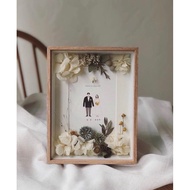 Wedding Money Dowry, 3D photo frame, 8R wooden dowry frame, Photo frame, 20 x 25 photo frame