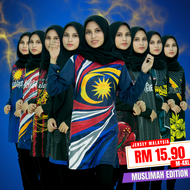 CY LC2126 (M-4XL) Plus Size Gym Shirt Woman Fitness Shirts Sportwear / Baju Malaysia Muslimah / Baju Sukan Muslimah / Blouse Sukan Besar