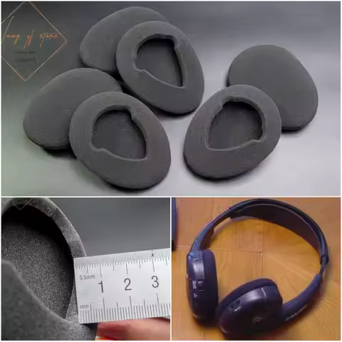 Thick Ear Pads Foam Cushion for Philips SBC HC-555 SBC HC555 Wireless Headphone Automobile Entertain