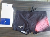 Mizuno 泳褲 平角 黑色 粉紅
