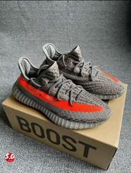 S.G Adidas Yeezy Boost 350 V2 灰橙 滿天星 男女同款 休閒運動鞋 2021年 GW1229