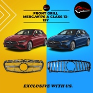 FRONT BUMPER GRILL MERCEDES BENZ W176 A200 A260 A45 A CLASS 2013-2018 AMG GT DIAMOND FACELIFT