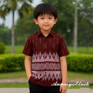 Boys' Short Sleeve Woven Shirt - A 4