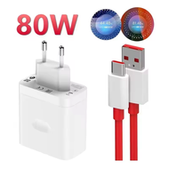 For 1+ 80W SuperVOOC EU Fast Wall Charger Type-C USB Cable For OnePlus 11 5G 13 Ace 3 Pro 3V Nord 3 