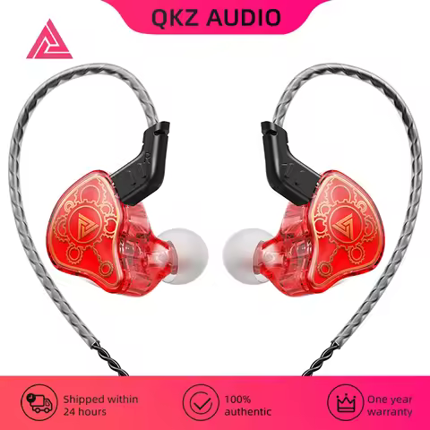 QKZ HI7T In Ear Headphones HIFI Monitoring Wired Control Subwoofer Wired Headphones for Mobile Runni