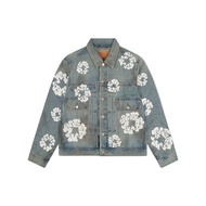 Denim Tears x LEVI'S Dirty Wash Wreath Type-2 Jacket Light Wash (SS24)