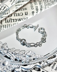 仰望 天鐵隕石醫療鋼手鍊 - 醫療鋼/瑞典天鐵/OT釦