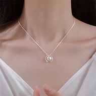 +Next Day Arrival Double Layer Azure Blue Love Necklace Female Niche Design Sweet Cool Temperament K