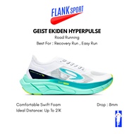 HIJAU 910 Nineten Geist Ekiden Hyperpulse White Green TOSCA/Teal Recovery Run Running Shoes, Daily R