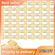 50Pcs Double Piggyback Spade Connector Quick Disconnect 2 Way Wire Terminals Adapter Automotive Doub