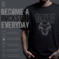 kaos band GOJIRA T-SHIRT/ BLACK T-SHIRT/ GOJIRA GODZILLA CLOTHES/ ROCK METAL MUSIC CLOTHES/ MANUAL S