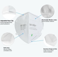 5 Pieces 3M N95 9502+ (Original) RESPIRATOR 3M N95 MASK 9502+ 9502 NIOSH N95 & KN95 APPROVED PARTICU
