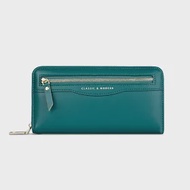 【L.Elegant】時尚多功能多卡位 長夾 零錢包(共3色)B961 綠色