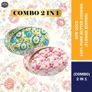 [GPR NEW DESIGN] GPR Premium 100% Pure Butter Cookies /Gifting/Flower Design (114g/340g x 2 tin)