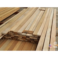 Solid Wood Center Wood 1" x 3" (2ft)