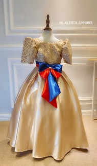 MODERN GOWN FILIPINIANA FOR KIDS