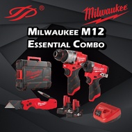 Milwaukee M12 Essential Combo (M12FPD2 + M12FID2) (1398)