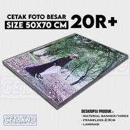 PHOTO PRINTING 20R+ (50X70CM) Wooden frame wall photo decoration