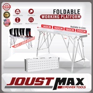 1.4M 1.6M 1.8M 2M Foldable Working Platform Heavy Duty Scaffolding High Stool Work Bench Paint Stand