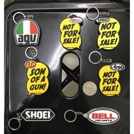 AGV Shoie Arai STP Bell Keychain