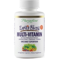 Paradise Herbs Earth's Blend Women's Once Daily Multivitamin with Iron, 48 Organic Superfoods, Probi