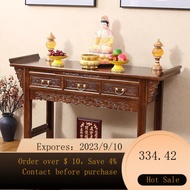 NEW Altar Buddha Shrine Household Economical Altar Altar Buddha Niche Modern Style Buddha Statue Enshrine Table Chines