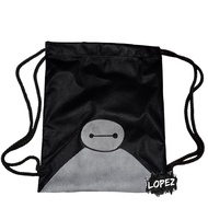 Baymax Mesh Bag Doll Backpack/ BIG hero 6 Baymax Doll Lopez Drawstringbag/