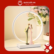 Meaningful Wedding Gift - 3-color light table lamp for Bride and Groom - Unique and meaningful weddi