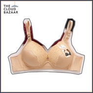 Alicia’s Secret Wireless Bra Line Laced / Bra Wanita Seamless Tanpa Dawai (Cup B 40-46)