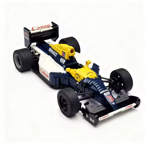 1848pcs MOC Creator Williams FW14B - Scale 1 8 Model Building Blocks Architecture Christmas Gift Toy