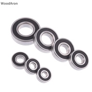 [WoodAron] 2Pcs Chrome Steel Deep Groove Ball Bearings 6200 6201 6202 6203 6204 6205 6206 2RS RS 620
