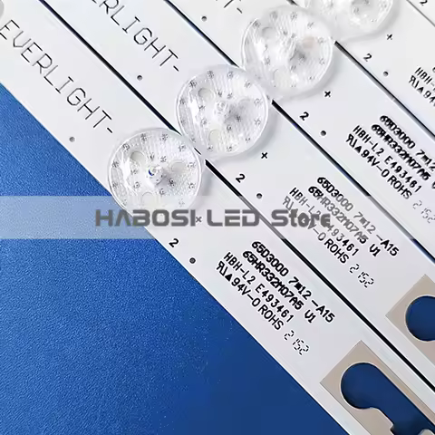 New 12pcs/Kit LED Strips 65HR332M07A5 V1 65D3000 7*12 A17 4C-LB650T-HRB HRP ST6451D02 L65M5-5ASP L65