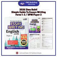 【PME Bookshop】 (2026) Ilmu Bakti: Simple Guide to Essay Writing English (Paper 2) SPM & Form 1,2,3