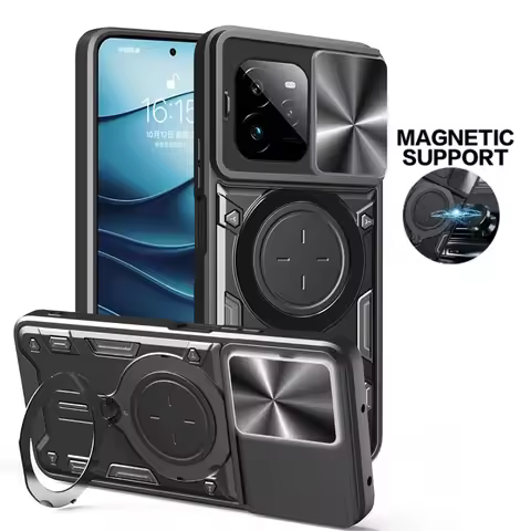 For Realme GT7 Pro 5G Case Shockproof Armor Magnetic Car Holder Ring Cover For OPPO Realme GT7 GT 7 