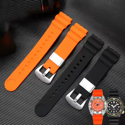 For Seiko SNE537 SRPA83J1 watch band brand sports watch strap rubber strap 22mm Silicone Rubber Brac