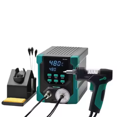 220V SS-331 LCD Electric Desoldering Machine Anti-Static High Power Strong Suction SS-331H SS-331E D