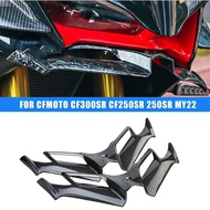 Motorcycle Front Fairing Aerodynamic Winglet Cover Fixed Wind Wing FOR CFMOTO CF300SR CF250SR 250SR 