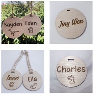 [SG Seller] Personalized Bag Tag |  Bag Name Tag | Kids Bag Label | Customized Name Tag | Luggage Ta