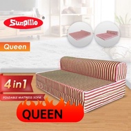 QUEEN SOFA BED/2 SEATER SOFA BED/QUEEN FOLDABLE 6 INCH THICK SOFA BED