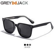 Grey Jack Kacamata Hitam Sunglasses Polarized Anti Silau UV400 Model Kotak TR90+Acetate Fashion Laki