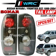 Sonar Nissan Navara / Frontier D22 1998 - 2004 Tail Lamp ( Clear + Black )