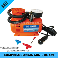 KOMPRESOR ANGIN MINI / Orange Kompresor Angin Mini - Dc 12V Mini Air Compressor / kompresor angin mi