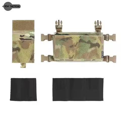 PEW Tactical Fight Chassis Pouch Front Panel Placard for MK3 MK4 Chest Rig Plate Carrier