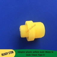 KONEKTOR nepel reducer male 18mm KE male 14 mm type D